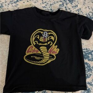 Cobra Kai boys size 5 black tee